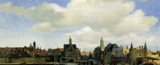 View on Delft by Jan Vermeer
